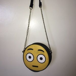 Shocked emoji purse